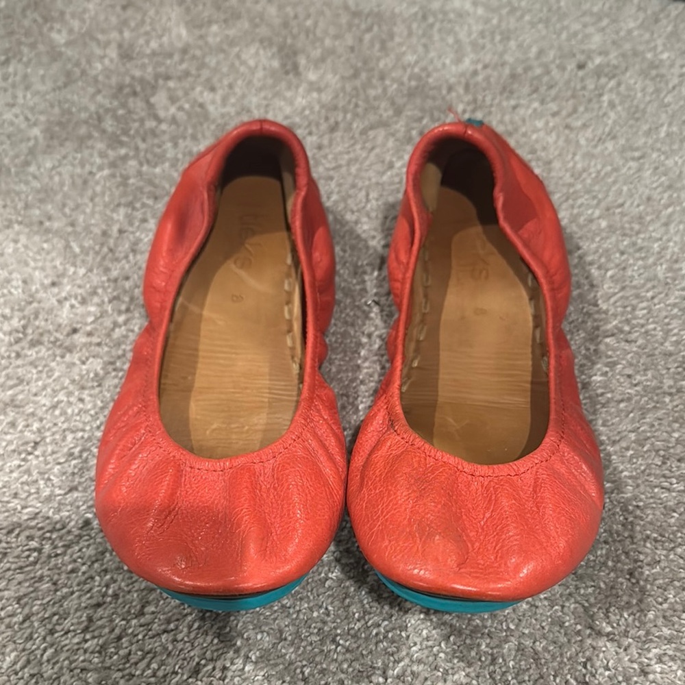 Tieks Poppy Leather  Ballet Flats Flexible Slip-On Design
